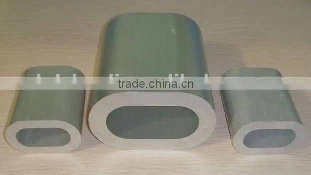 Aluminium swaging sleeves, DIN3093