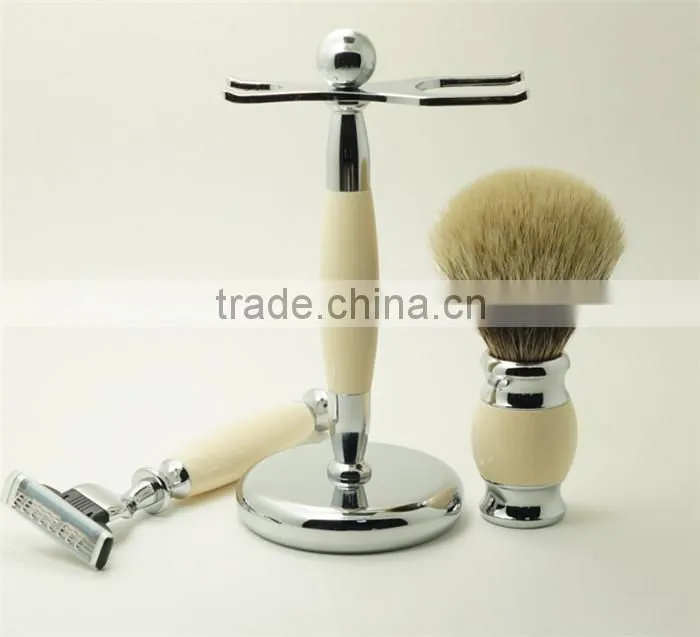Wholesale Beard Brushes Private Label Shaving Razor Travel Shaving Kits