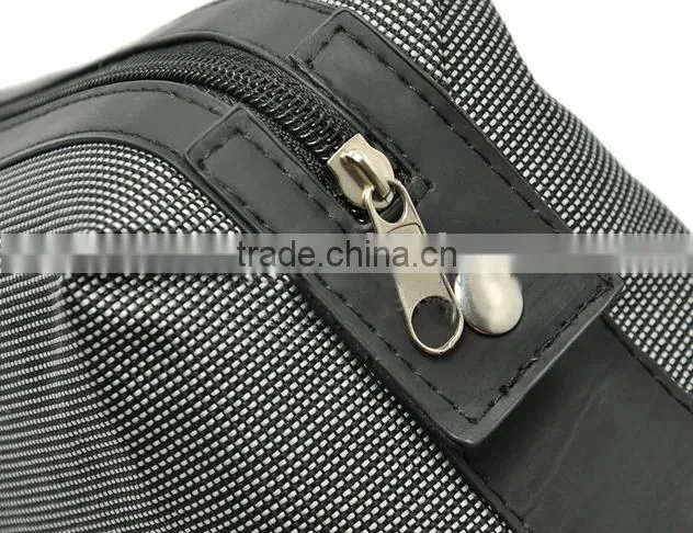 Elegant Small plaid Toiletry Bag Travel Organizer Cosmetic Bag for men women