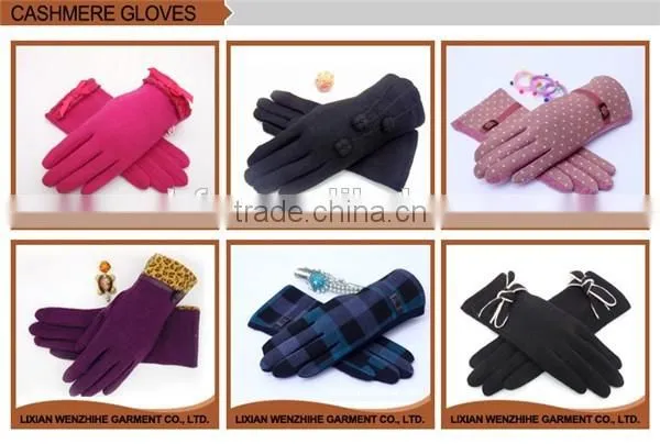 Thinsulated Touch Screeen Great Checkered Handmade Ladies Gloves Wholesale