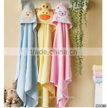 China new product cotton Terry Baby Hooded Cute towel beautiful