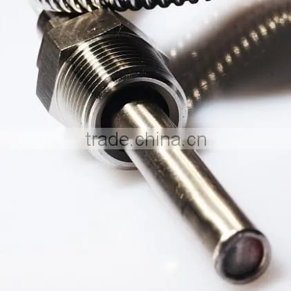 gas pressure thermometer with flange
