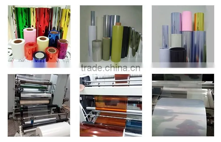 High quality pvc colorful shrink film for medicine or food packing