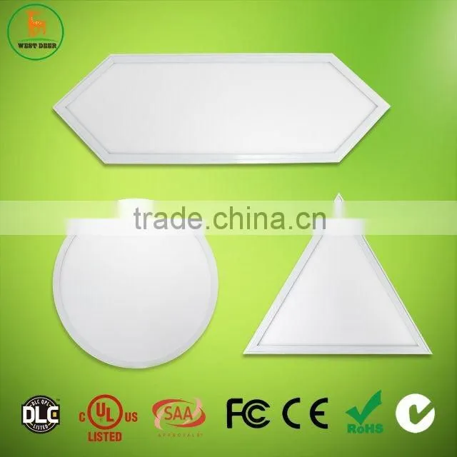 Alibaba dlc listed led lighting ultra thin Square led flat panel light with 5 years warranty