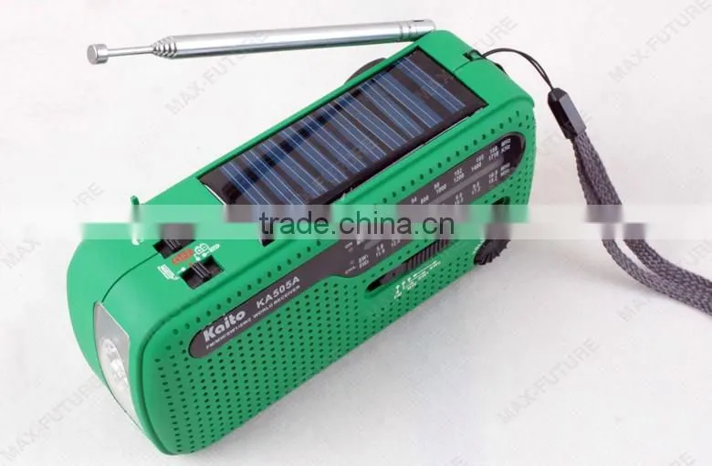 Hand dynamo radio torch,AM/FM/Weather band with speaker