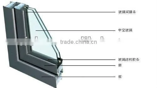 6mm energy saving soft coating low-E laminated glass