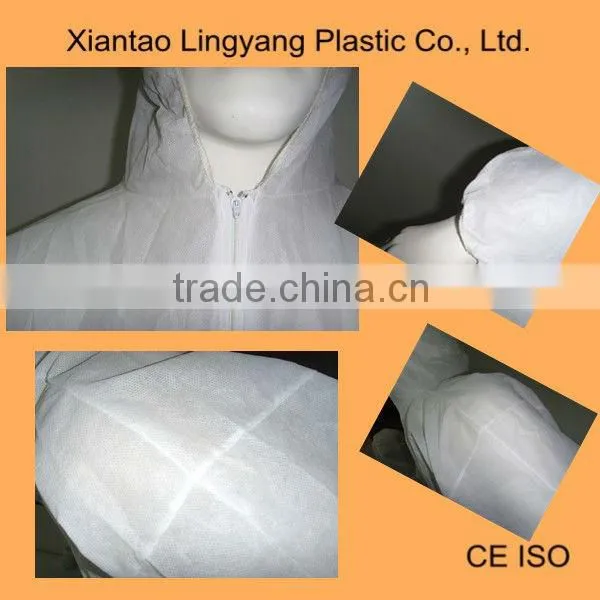Heavyweight PP Disposable Protective Coveralls Overalls