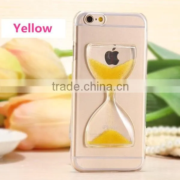 Fantastic Hourglass Design Colorful Clear PC Case for IPhone 6 /6s /6 plus