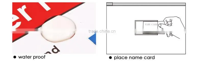 Transparent Zipper PVC File Bag