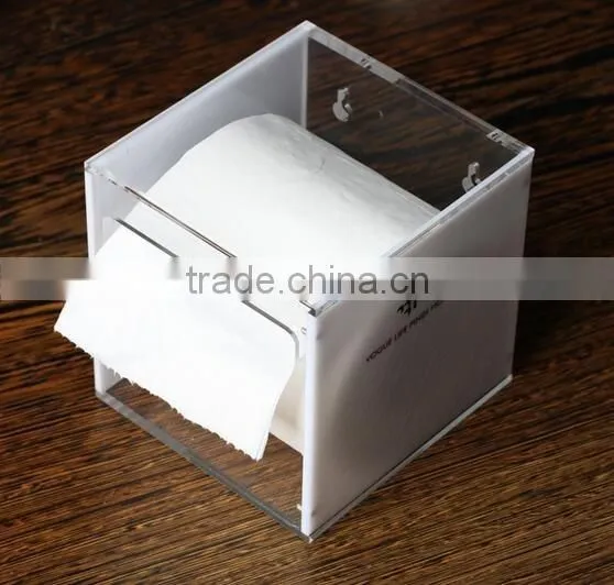 hot sale acrylic tissue box for toilet