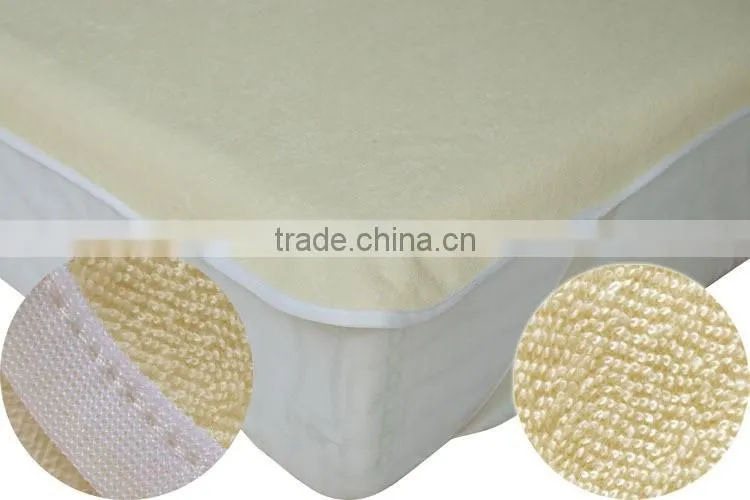 China Goods Wholesale Cotton Terry TPU Bed Cover Sheet