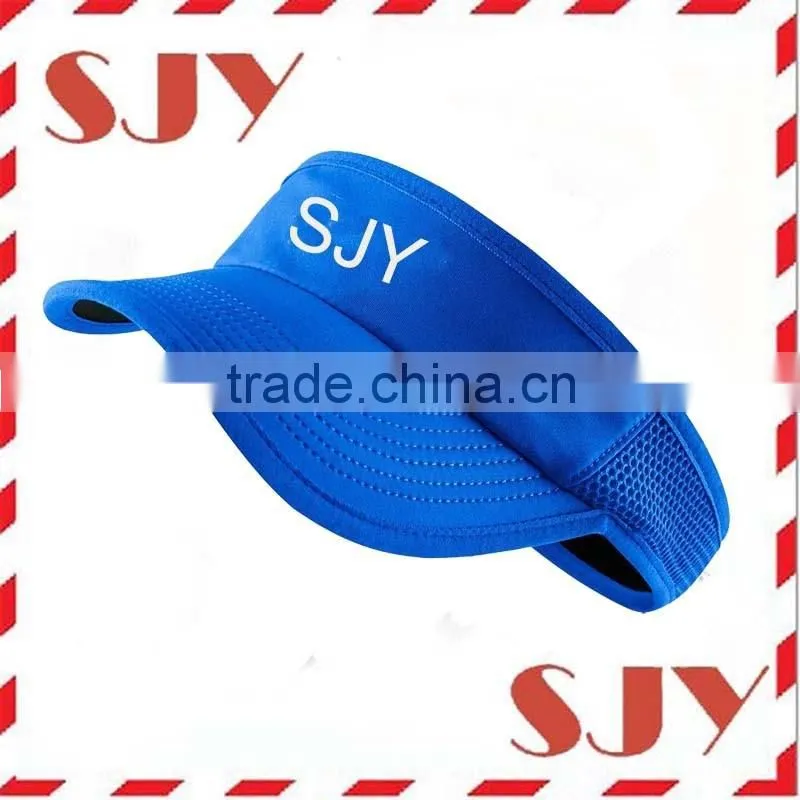 100%Polyester Custom Dri Fit Mesh Tennis Visor Hat