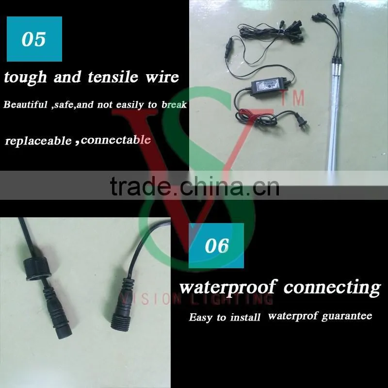 0.3/0.5/0.8/1m LED meteor starfall tube light