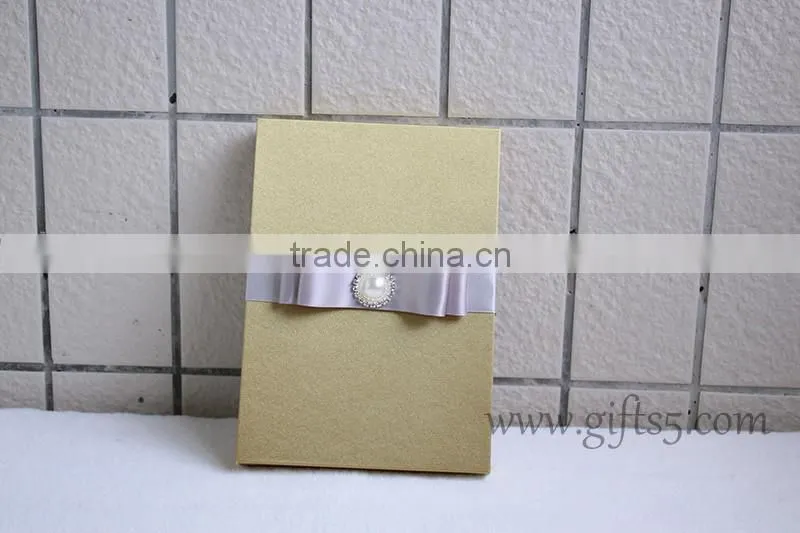 Beautiful gold Wedding Invitation Favour Gift Boxes For Best Chocolate Packaging