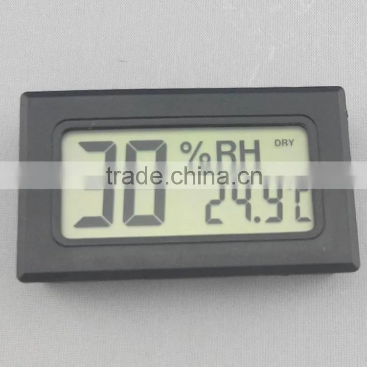 Digital LCD mini thermo hygrometer dry wet
