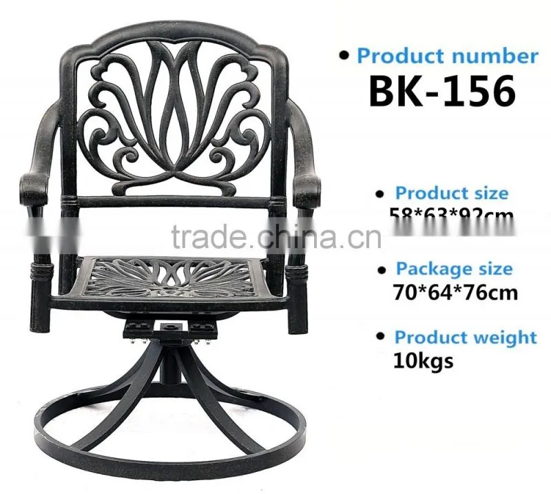 aluminum egg chair round comfortable swivel chair
