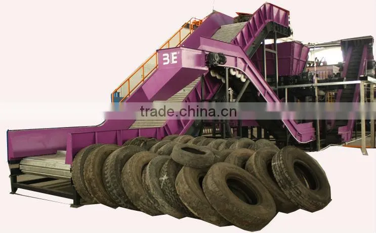 High Quality with Tyre shredder machine/used tire shredder machine, for wide use