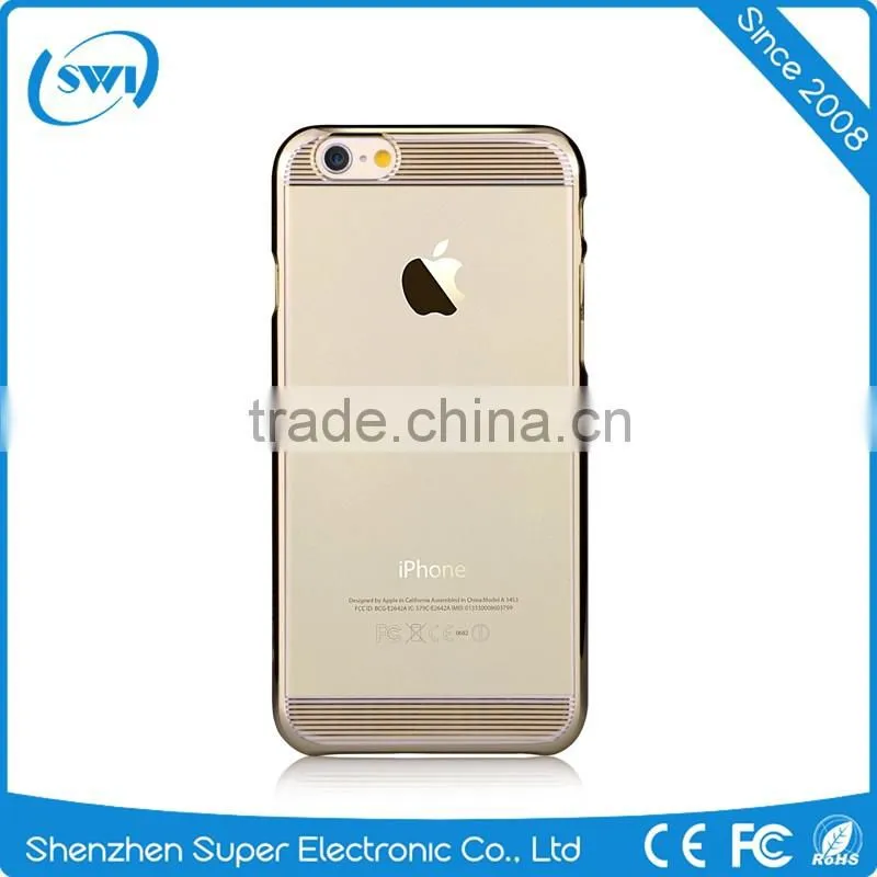 COMMA Transparent Mesh Design Flexibility PC Back Case Cover for iPhone 6 4.7