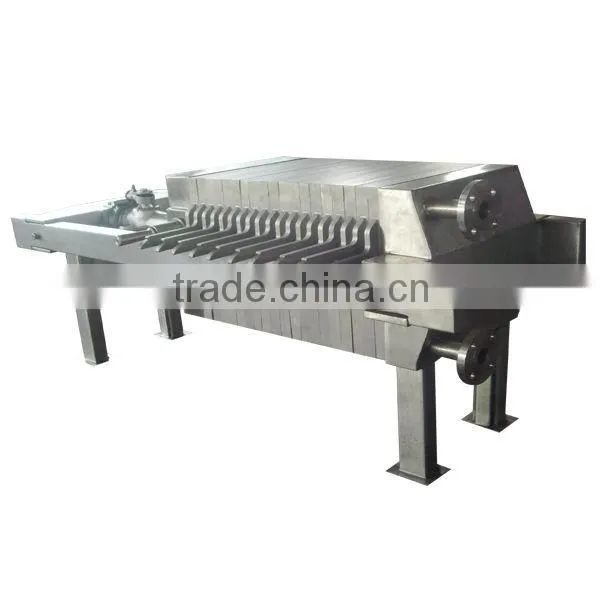 Stainless Steel Manual Screw Jack Filter Press for Oil