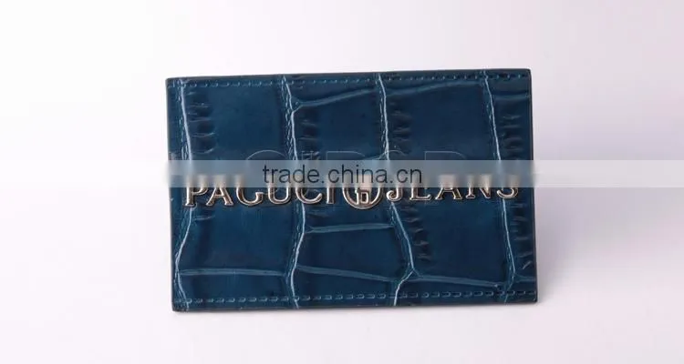 Black green vernis leather custom patch with different colors