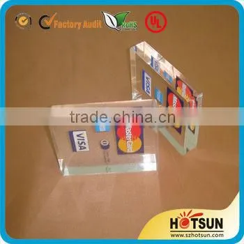 transparent acrylic cubes acrylic blocks resin paperweight