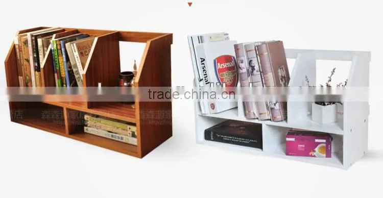 The creative students' study bookshelves