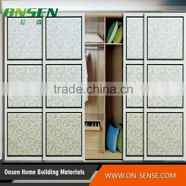 Wholesale china factory aluminum framed sliding door wardrobe alibaba with express