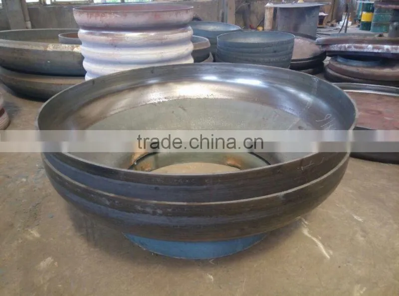 forged carbon steel conical dish head with flanging