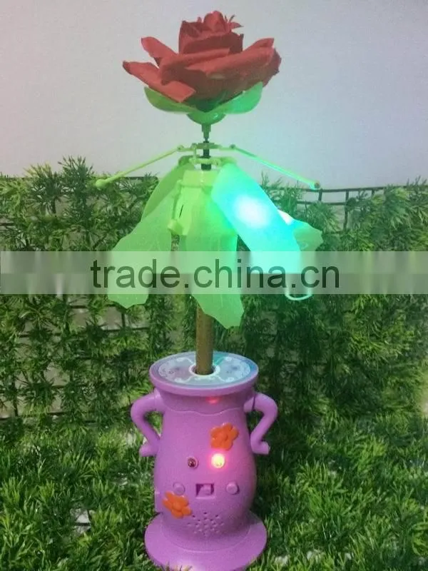RC Induction Flying Rose Flower Toys, Rc Toys.