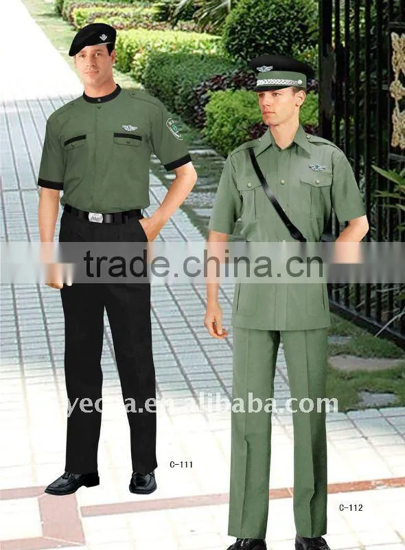 design handsome security guard uniform(GD-029)
