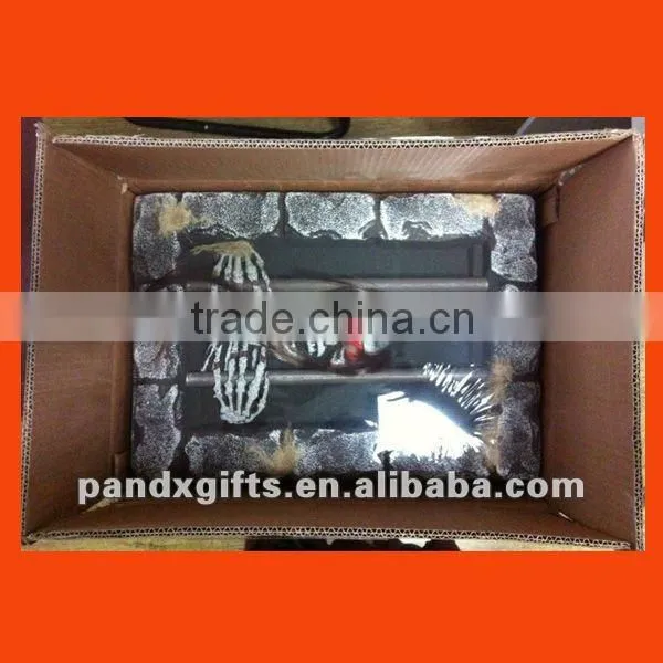 Polyfoam light up Prisoner Halloween skeleton Window