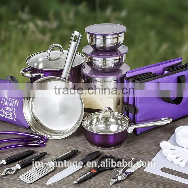 33 pcs kitchen cookware set