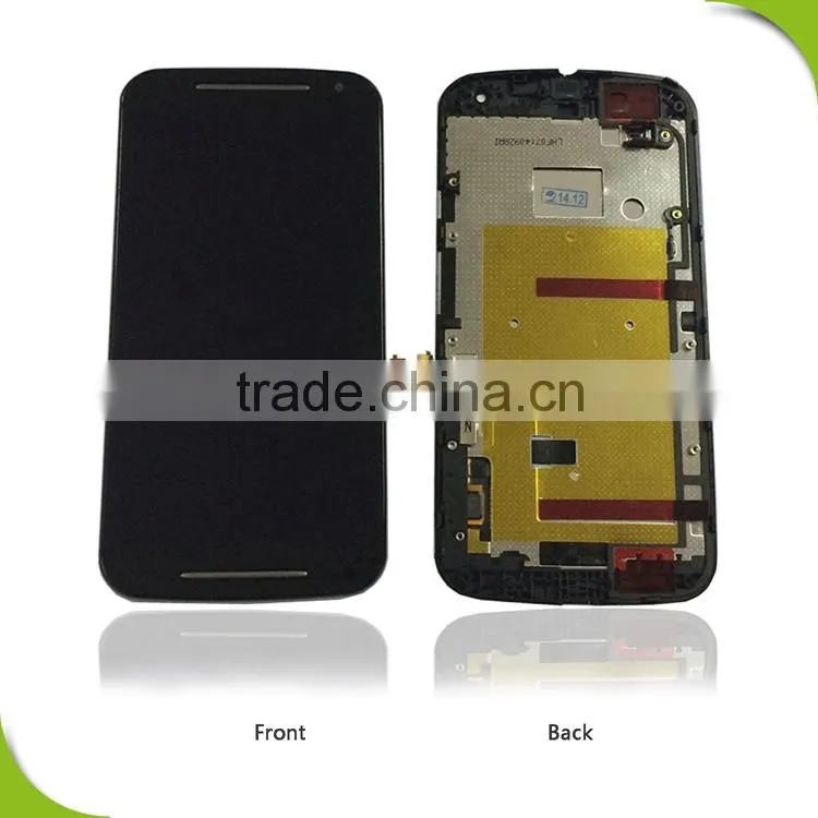 Alibaba wholesale lcd screen for motorola moto g2 xt1068 xt1069 with frame