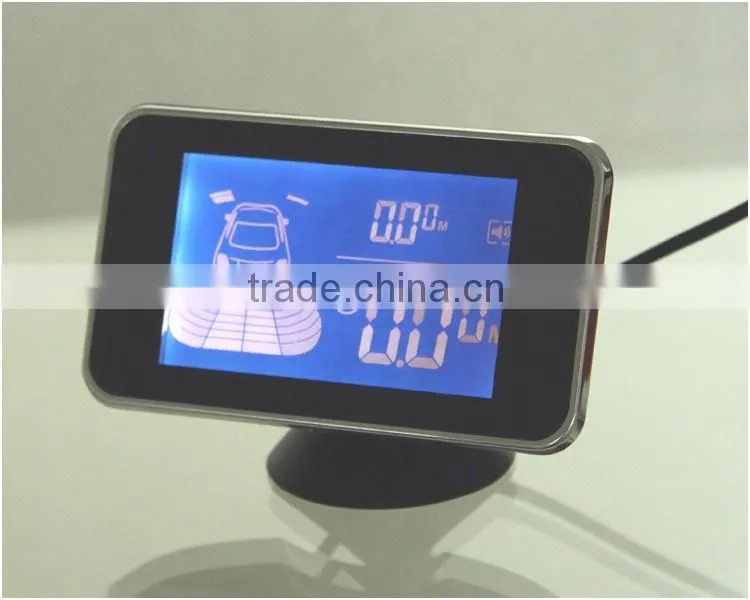 Wholesale ultrasonic rear reverse Garage parking sensor parktronic with LCD display, front and rear distance showing together