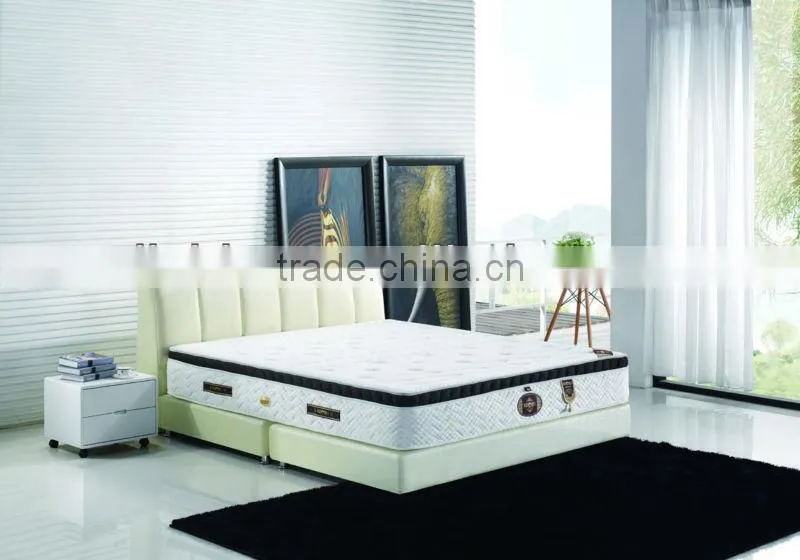 luxury king size latex free bagged spring mattress
