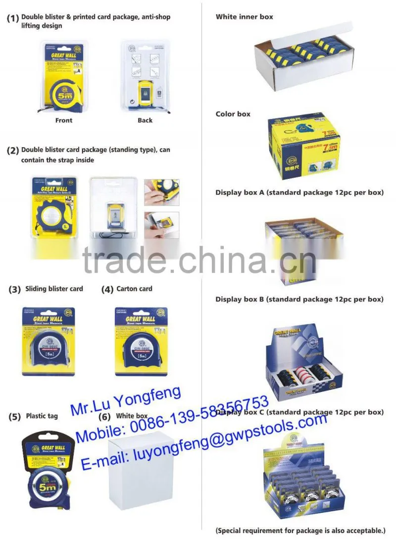 Aluminium alloy case steel tape measure