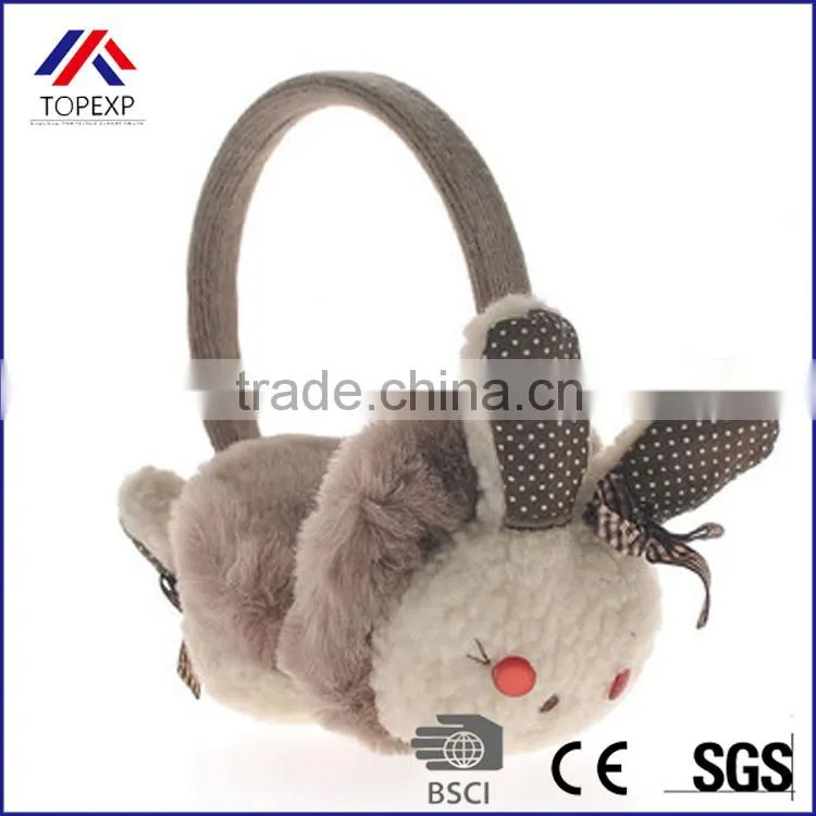 Children Knitted Earmuff Striped Earmuff For Unisex