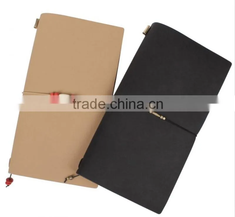 Leather travel book similar Midori leather writing book