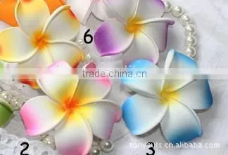 2014 Yiwu Aimee artificial frangipani flowers hair clip (AM-JJ-04)