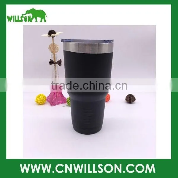 30Oz 20Oz Double Wall Vacuum Insulated Stainless Steel Tumbler With Sliding Lid