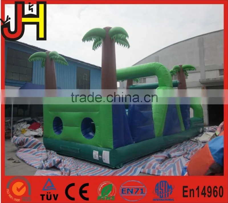 Outdoor activity inflatable obstacle slide for kids, inflatable obstacle course price