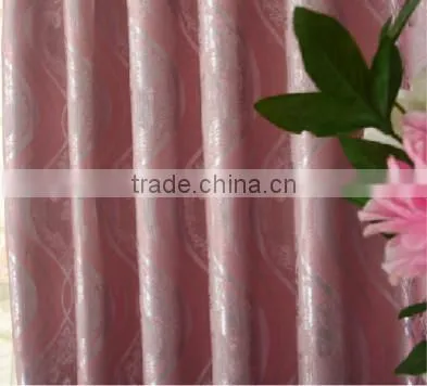 2015 moden flocd blackout fabric window curtain home textile sun protection curtain
