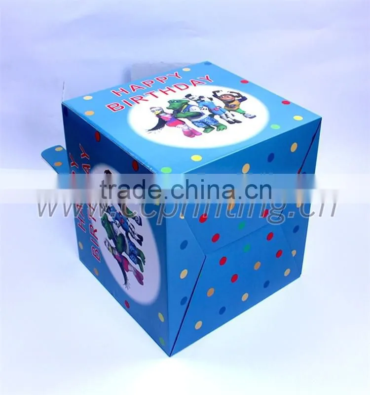 Custom printed design cardboard helmet packaging box