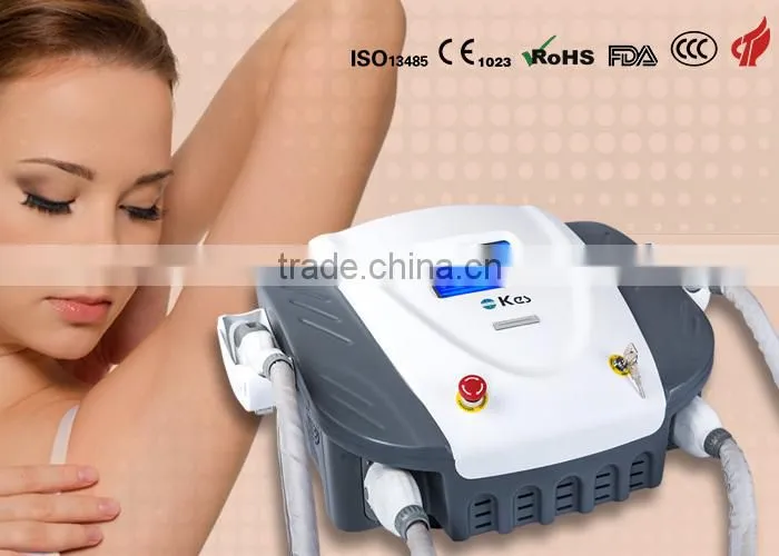 mini machine with two hand pieces Distributor wanted body hair removal acne scar removal ipl elight shr permanent hair removal