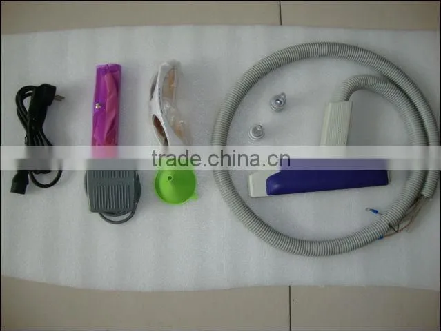 TUV/CE approved nd yag laser dark skin tattoo removal with 1064&532 nm