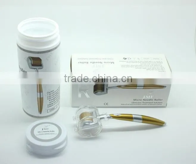 Good price golden 192 needles ZGTS Titanium Micro Derma Needle Roller System/microneedle roller for sale- L006