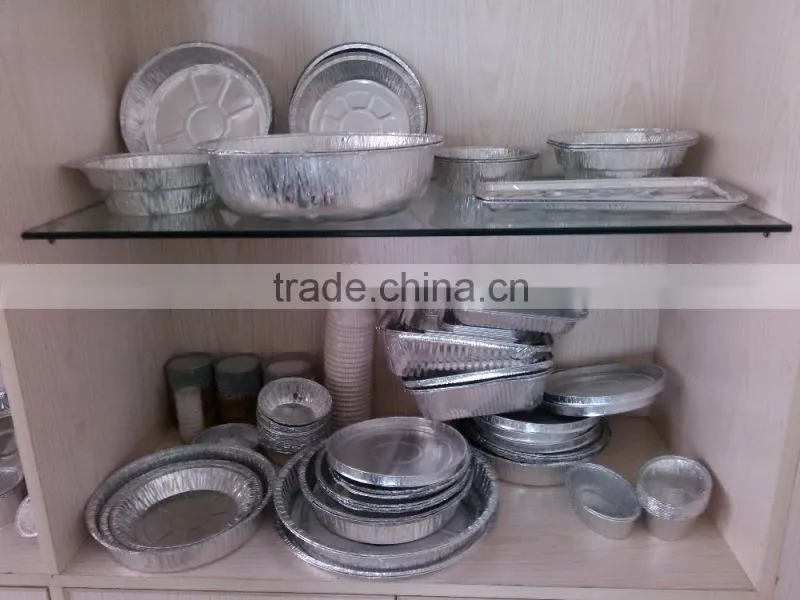 Automatic aluminum foil container making machine