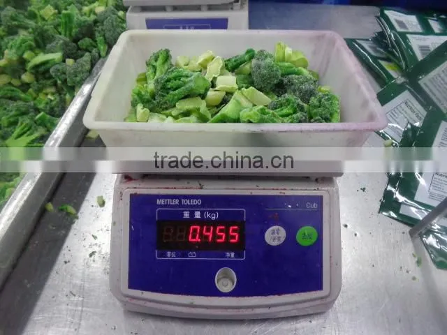 Frozen IQF bulk fresh broccoli