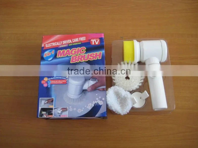 Electric Magic Brush Magic Brush Tile Sink washing basin Cleaner 5 in 1 Electric