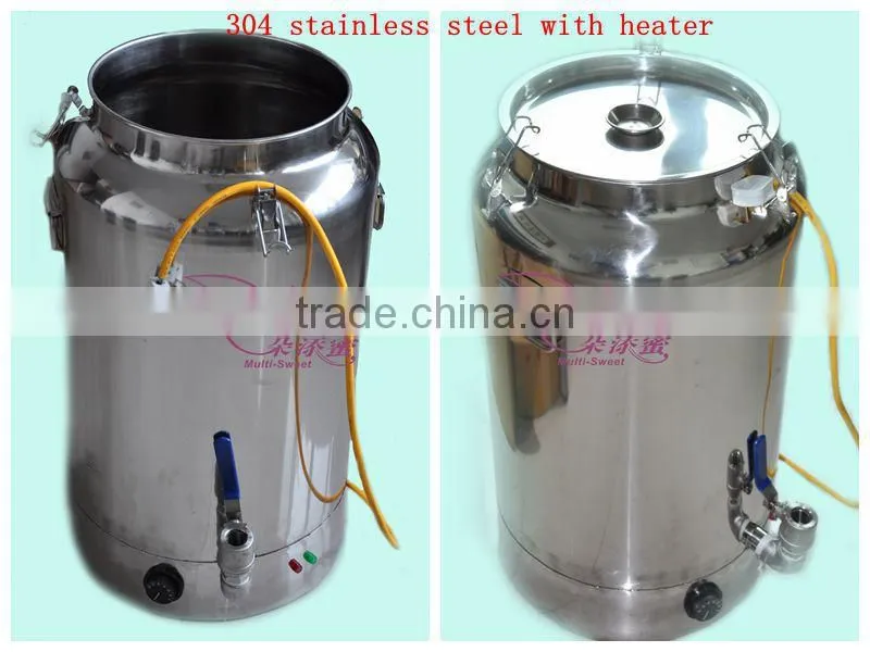 Stainless steel honey barrels with heater / honey can with heater